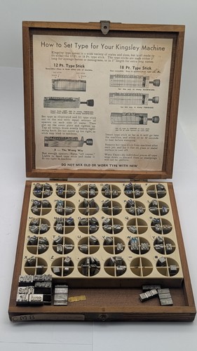 Kingsley machine letter - machine,