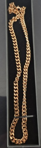 Boxed heavy gold necklace - boxed,