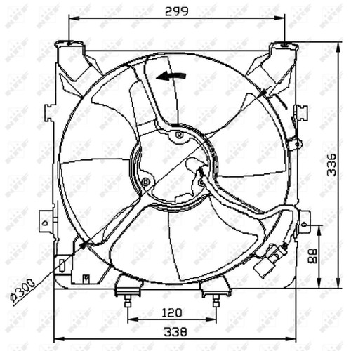 Radiator fan for - radiator,
