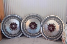 3x Vintage Cadillac  Hubcap