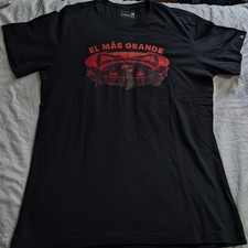 CA River Plate Black Adidas T-Shirt El Mas Grande Made in Argentina Size L Large