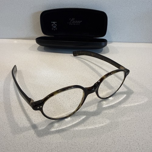 Lunor eyeglasses striped - striped, brown