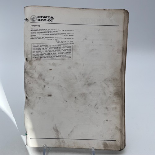 Honda cb250t cb400t - cb400t, genuine