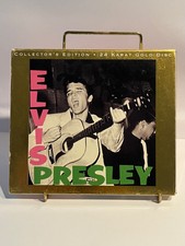 ELVIS PRESLEY - Collectors Edition - 24 Karat Gold Disk - CD in Mint CONDITION