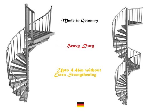 Outdoor spiral staircase kit - staircase,