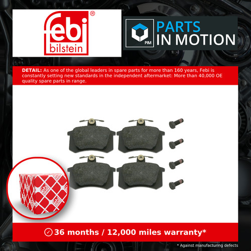 Brake pads set fits audi - pads,