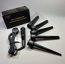 CkeyiN Hair Curling Iron Wand Waver Curler Barrels for Curly Hairstyle 150-210°C