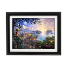 PINOCCHIO Framed Print By Thomas Kinkade Disney Dreams Collection