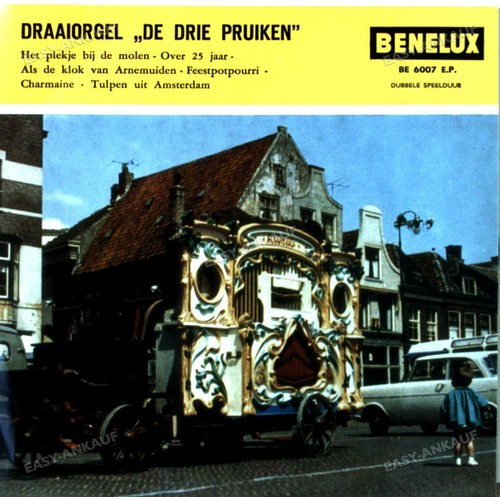 Draaiorgel drie pruiken - de,