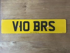 BRS /BS UK  * * V10* *  Private Number Plate Personal Registration On Retention