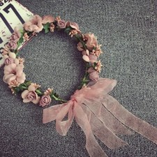 Girl Floral Crown Rose Flower