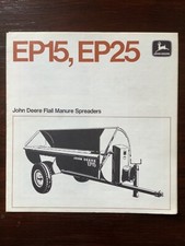JOHN DEERE EP15, EP25 MANURE SPREADER BROCHURE