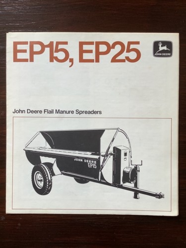 John deere ep15 ep25 - deere, manure
