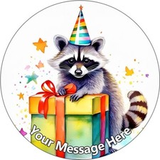 Birthday Raccoon Personalised