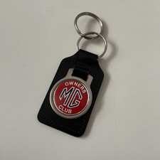 MG OWNERS CLUB KEYRING - BLACK