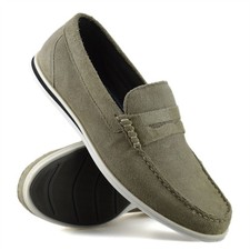 Mens Leather Slip On Loafers