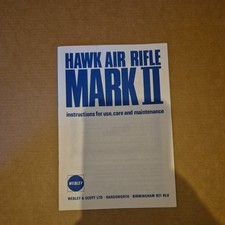 webley HAWK MK2   care and