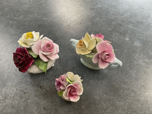 Bone china baskets - 3,