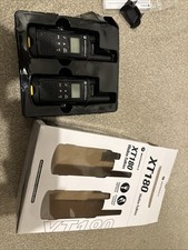Motorola XT180 Walkie Talkies Pair with Charging Base