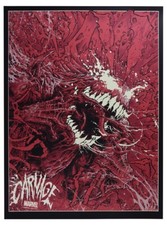 Carnage Screen Print by Godmachine Grey Matter 2016 NYCC Comic Con Exclusive