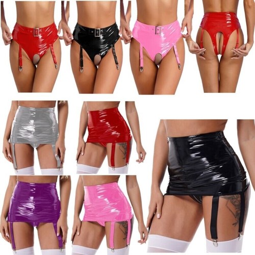 Women sexy patent leather - uk,