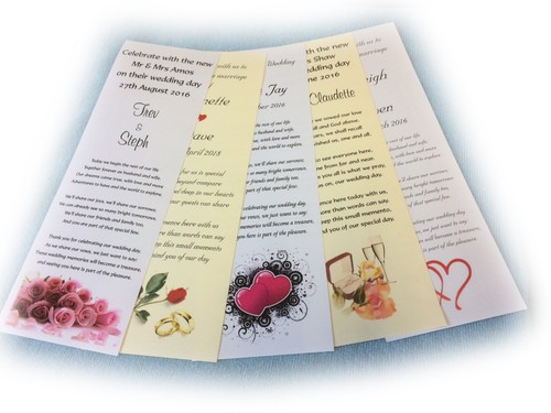 Personalised wedding favour - 80,