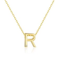 Gold Plated Initial Necklace