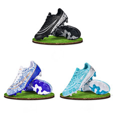 Kids Football Shoes Low Top Soccer Cleats Girls Boys Sports Breathable Comfort