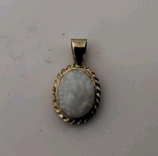 Victorian Oval Opal Pendant