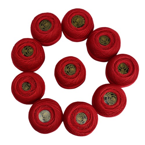 Red rose crochet - rose,