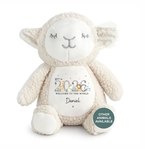 Personalised born 2026 soft - personalised, in