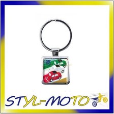 Fikr31_C Fiat 500 Keychain in