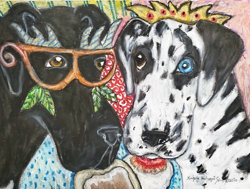 Great dane dog - great, x