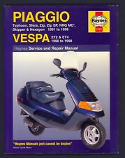 Piaggio Vespa 50 80 125 (91-98) Haynes Manual ZIP NRG Sfera Typhoon ET4 ET2 FL22