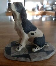 Border Fine Arts, Springer Spaniel Dog Figurine R Ayres 1989 Pristine - Retired 