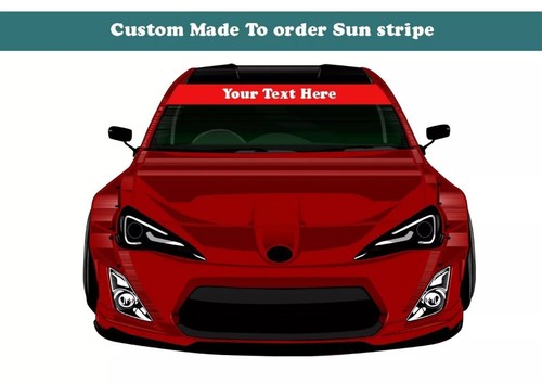 Car van sun strip - van,