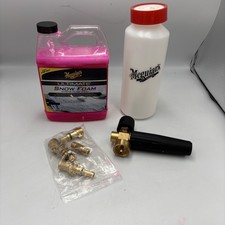 Meguiars  Ultimate Snow Foam CANNON Kit with  Karcher Nilfisk Bosch Adaptors