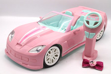 Mondo Motors 1/10 Scale Barbie Dream Car Remote Control Tested Working Lights