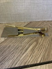 Vintage Brass Golf Club Note