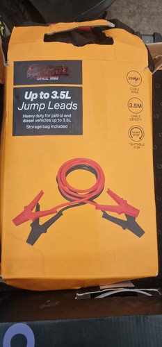 Halfords litre jump leads - 3.5,