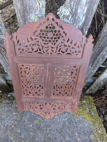 Vintage hand carved wooden - hand,