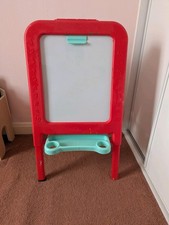 Kids Easel 2-in-1 Wooden Blackboard and Whiteboard