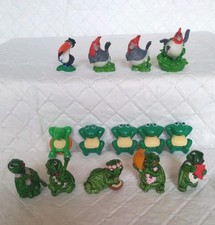 Toy Figurines - Plastic Turtles & Frogs