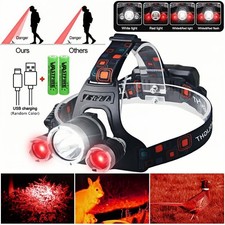 Red head torch rechargeable - head,