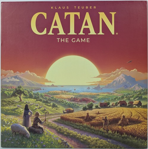 Catan the game board - the,