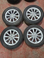 AUDI Q3 17" ALLOY WHEELS WITH TYRES 8U0601025S GENUINE 235/55/R17