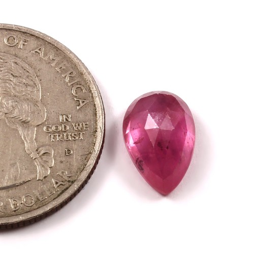 Natural certified ruby - ct,