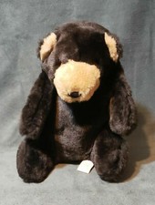 9" Vintage Plush Black Bear