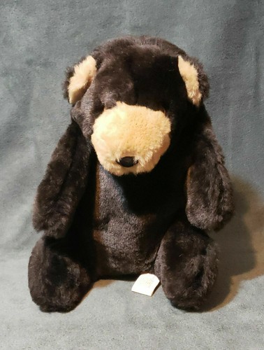 Vintage plush black - black, bear