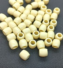 100pcs big cream plastic pony
